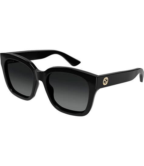 gucci oversized square sunglasses women& 39|Gucci minimal 54mm square sunglasses.